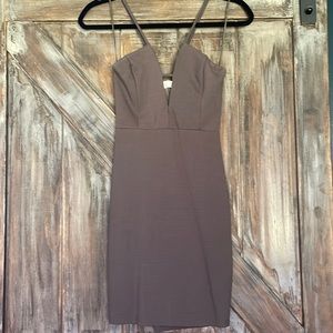 ASTR the label brown mini dress